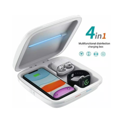 شاحن لاسلكي 4 في 1 - بتقنية التعقيم بواسطة UV